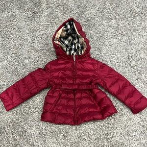 Burberry girls down jacket